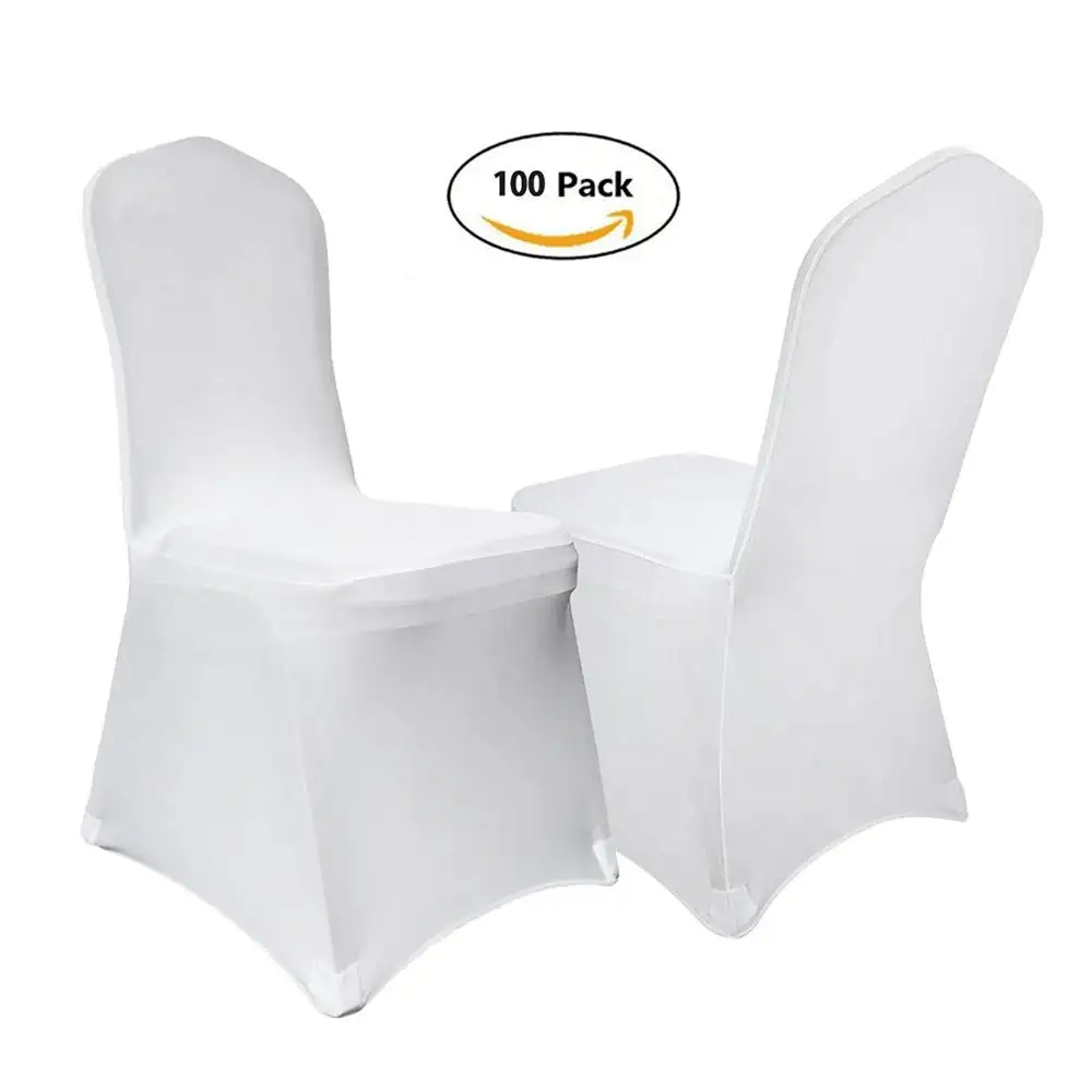 Wholesale Cheap white spandex universal chair cover for wedding events