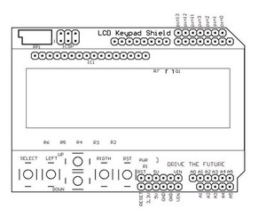Fabbrica Diretta LCD1602 Visualizzazione Dei Caratteri del Modulo Tastiera LCD Shield - Product Image 4