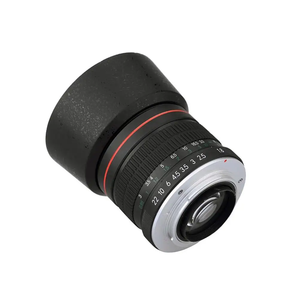 Lightdow 85mm F1.8 수동 초점 카메라 렌즈 D850 D800 D750 D610 D300 D3100 D3200 D3400 D5100 D5200 카메라 렌즈