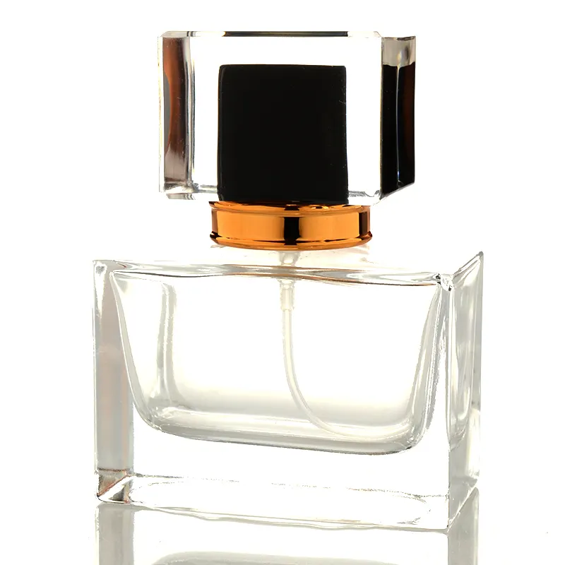 Botol Kaca Semprot Parfum Kosong 30Ml, dengan Tutup Emas atau Perak