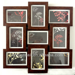 Khung Ảnh Wilko, Khung Ảnh Đa Khẩu Độ, Khung Ảnh Lớn Hiệu Ứng Gỗ Tối - Product Image 1