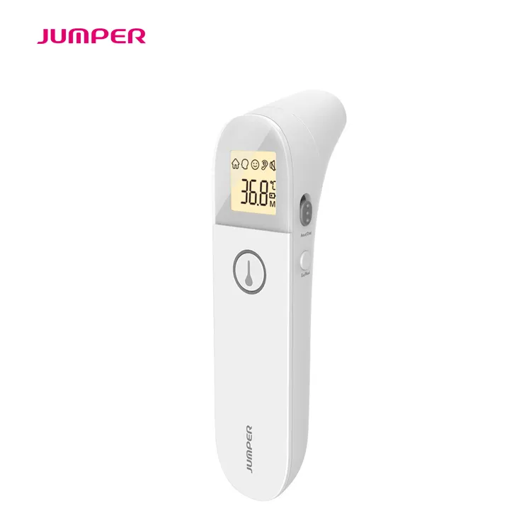 New hot seller jumper ear & forehead infrared thermometer with color indicator and high accuracy JPD-FR410