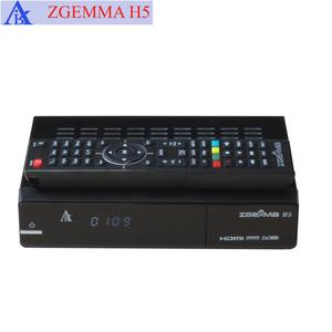 Hbbtv caja zgemma H5 FTA satélite BCM73625 CPU Dual Core Linux OS Enigma2 HEVC/H.265 DVB-S2 + T2 /c doble Combo Sintonizadores - Product Image 3
