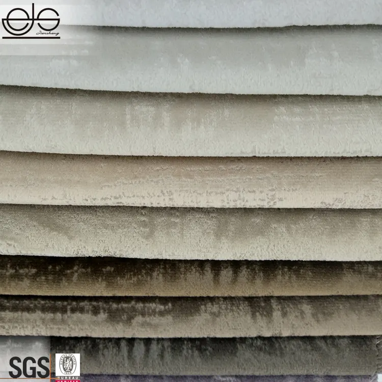 Tapisserie de canapé 100% Polyester, tissu velours gaufré, 34 couleurs