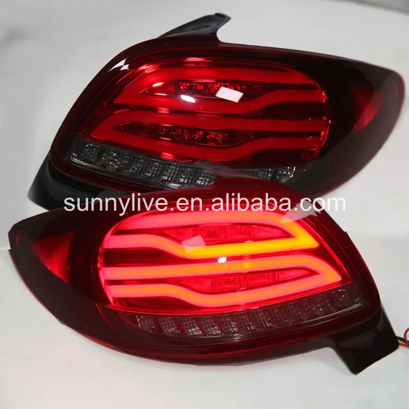 Pour PEUGEOT 206 LED feu arrière V2 Type 1998 à 2004 année WH