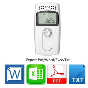 Elitech RC-4 <strong>Temperature</strong> <strong>Data</strong> <strong>Logger</strong> with <strong>External</strong> Temp <strong>Sensor</strong> Thermocouple Thermometer Audio Alarm - Product Image 6