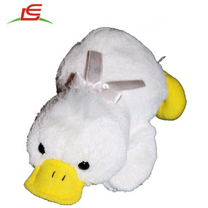 Fantastik kreasyonlar peluş beyaz şönil PLATYPUS ördek 10 "oyuncak doldurulmuş hayvan