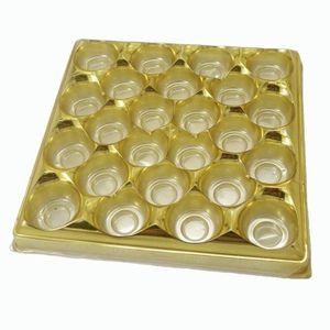 Nhà Máy Bán Hàng Trực Tiếp Chất Lượng Cao Tùy Chỉnh Thiết Kế Vàng Nhựa Khoang Bao Bì Chèn Khay Sô Cô La Vỉ Chấp Nhận - Product Image 4