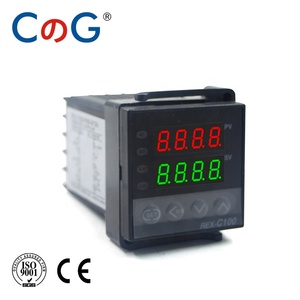 CG REX-C100 K E PT100 de entrada múltiple SSR relé de salida doble electrónica Digital analógico PID programable controlador de temperatura
