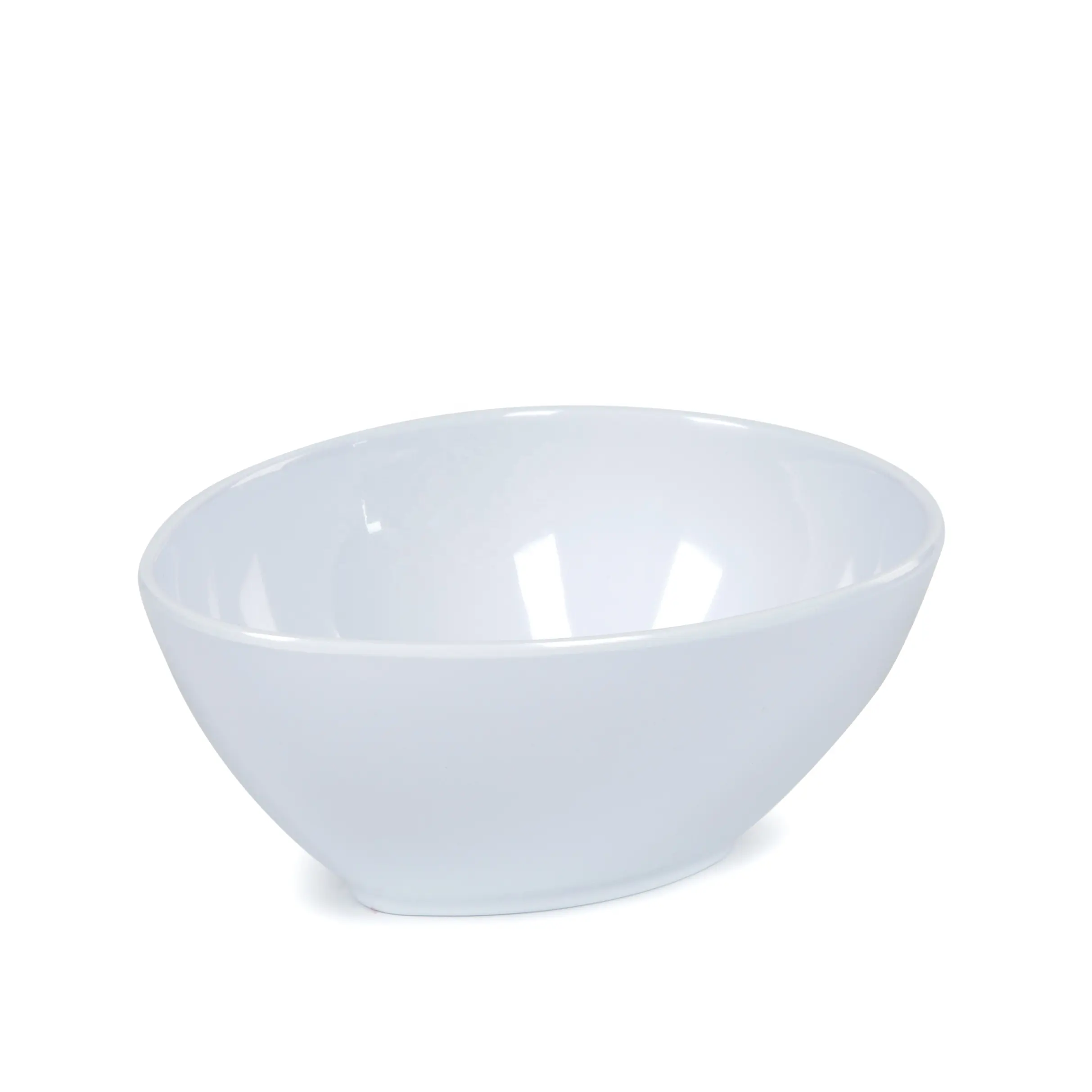 BPA free solid color super market sell well economic egg shape melamine kitchen bowl