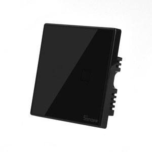 SONOFF T3UK 2C TX duvar dokunmatik Panel için 2 Gang Wifi/App/ses/RF uzaktan kumanda akıllı ışık anahtarı çalışır Alexa siyah akıllı ev - Product Image 3