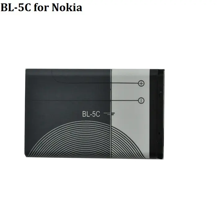 Batteria ricaricabile per cellulare a basso prezzo BL-5C 1020mAh 800mAh 600mAh sostituzione della batteria del telefono cellulare per Nokia 523450