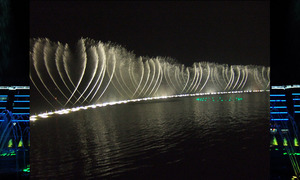 Fuente de agua decorativa para parque al aire libre, diseño gratuito, 2D, para bailar