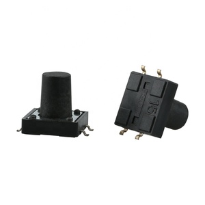 Mini 2-Pin 3*6 SMD PCB montaggio ottone in plastica pulsante tattibile interruttore 12V Max. Funzionalità di tensione On-Off 1 no1nc combinazione" - Product Image 6