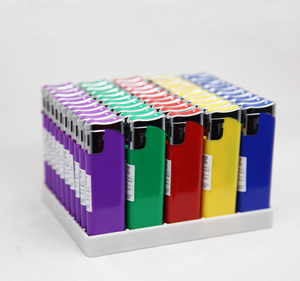 最佳质量扁平电子可再填充气体打火机火石打火机 - Product Image 4