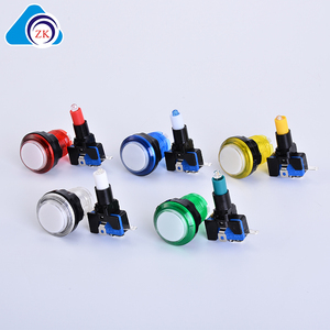 Factory Direct Push Button Kit Druckknopf schalter USB, transparente Arcade-Taste - Product Image 1