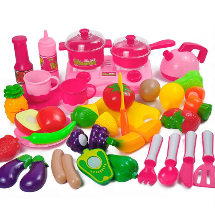 W234 Kunststoff Pretant Kid Küche Sets Spielzeug Pädagogisches Obst Spielzeug Werbe Kind Spielzeug