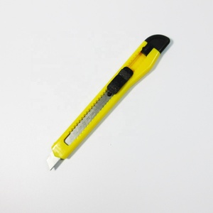 Ucuz fabrika fiyat el aletleri güvenlik geri dönen mini ofis kağıdı kesici maket bıçağı 9mm bıçak - Product Image 6