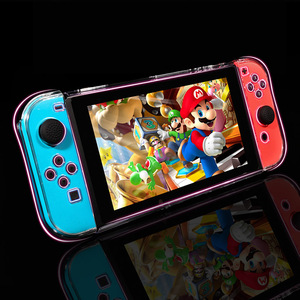 Portable for Nintendo Switch Anti-Scratch PC <strong>Controller</strong> <strong>Case</strong> HD Screen Protector 2pcs Silicone Cover Back Protection <strong>Shell</strong> <strong>Cases</strong> - Product Image 4