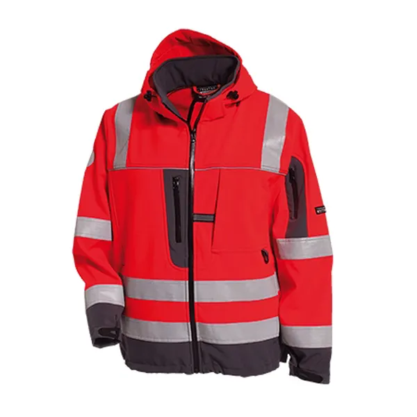 Red jacket workwear hi-vis reflective/safety warm flight jacket