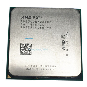 AMD FXシリーズFX-8300 AMD FX 8300 Octa Core AM3CPU FX8300 FX 8300よりも強力100% 正常に動作デスクトッププロセッサ