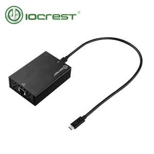 IOCREST Single Port 10 Gigabit Network <strong>Ethernet</strong> to Usb Type-c Thunderbolt3 Adapter with Thunderbolt 3 Cable - Product Image 4