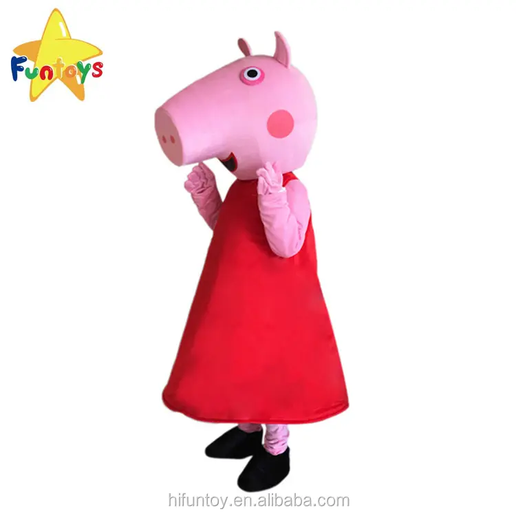 Funtoys CE Pink Pig adultos personaje de dibujos animados traje de la mascota