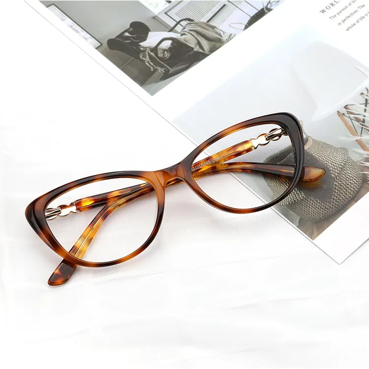 New elegant design eyeglasses from china optical frames for women acetate glasses