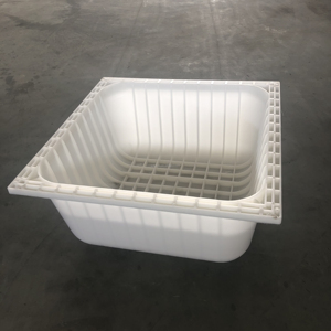 可重复使用的OEM定制塑料天花板檐口造型华夫饼平板模具用于建筑