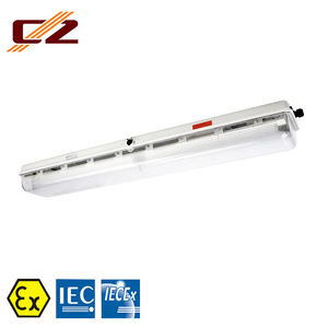 IECEX และ ATEX Certified Full พลาสติกการระเบิดฉุกเฉิน LED Linear Light อุปกรณ์ - Product Image 3