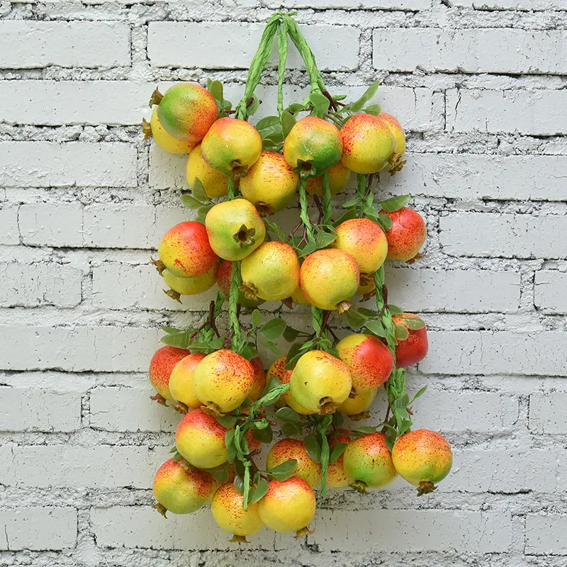 أسياخ الفاكهة تخصص مزرعة ديكور المنزل الاصطناعي الفواكه والخضروات
