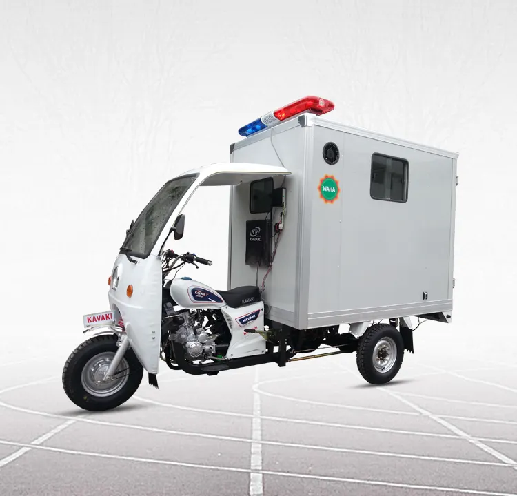 2018 yeni 250cc promosyon üç tekerlekli yolcu ambulans üç tekerlekli bisiklet Afrika kargo bisiklet