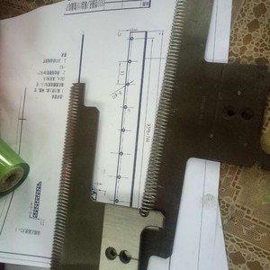高品质固特异刮水器美工刀扣合尺寸图，适用于钣金制造