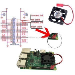 Ventola esterna di raffreddamento LD3007MS DC5V 0.2A ventola Brushless per Raspberry Pi 4 3 2 modello B B + B Plus A + RPi rasi - Product Image 4