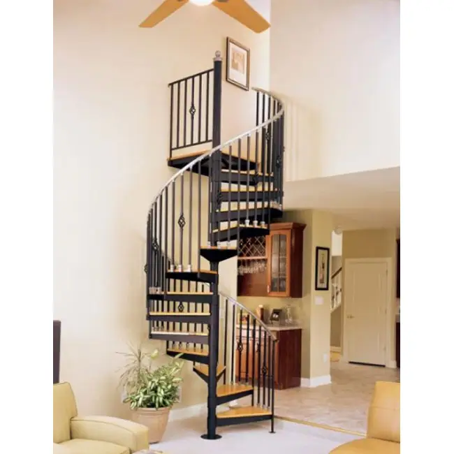 Escaliers circulaires, en acier, bois ou en aluminium, nouveau Design 2019