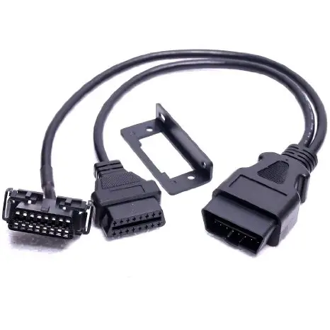 Universele Obd Ii OBD2 Splitter Extension Y-kabel Adapter J1962 Voor Gps Tracking Apparaten Diagnostic