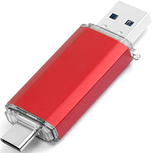 Fabrika özel 2 in 1 Usb Disk farklı şekillerde tip-c kalem Drive3.0 128GB yüksek hızlı Otg Usb bellek Disk Android Flash sürücü - Product Image 1