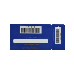 Customized Printing QR <strong>Code</strong> PVC Key Card Combo Snap off Card Membership Card - Product Image 2