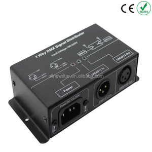 AC100-240V divisor DMX salida 1 canal 1 vía divisor dmx para luz de escenario, distribuidor de señal DMX, amplificador de señal dmx - Product Image 3