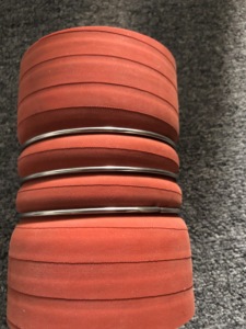 HV-SH10 Charge Air Cooler Hump Hose <strong>Turbo</strong> Hose 4&quot; ID X <strong>6</strong>&quot; Length With <strong>3</strong> Rings - Product Image 2