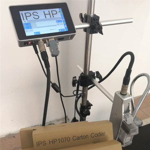 Tinte jet Karton coder/ablaufdatum charge code drucker/inkjet codierung maschine mit tij 2,5 technologie
