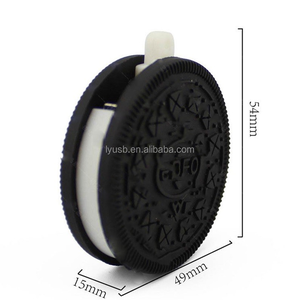 PVC Soft <strong>Rubber</strong> Material Biscuit Cookies Shape <strong>Usb</strong> <strong>Stick</strong>