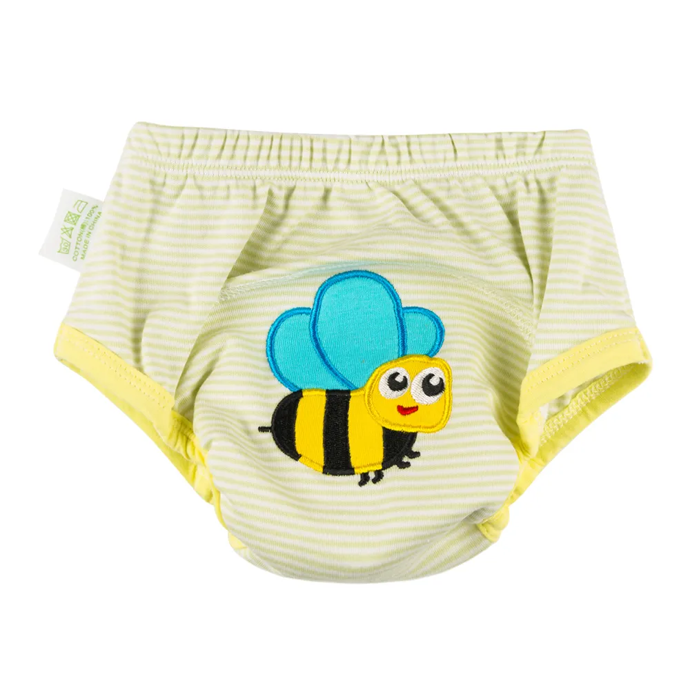 100% coton Lovey – pantalon d'entraînement imperméable à motif brodé pour bébé et enfant en bas âge