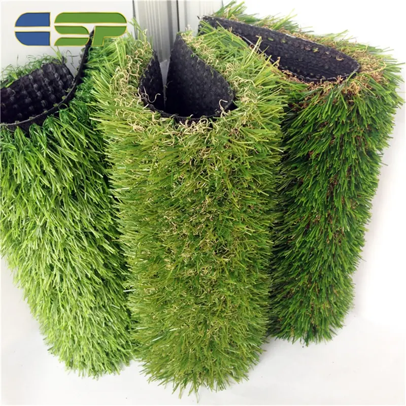 Cinese fornitore dorato erba sintetica erba paesaggistica erba artificiale per il giardino