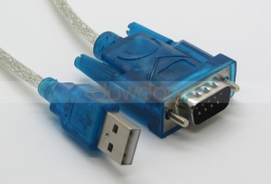 <strong>USB</strong> 2.0 <strong>to</strong> Serial 9 Pin DB-9 RS-232 Converter Cable 1.2 M or Customize Length - Product Image 3