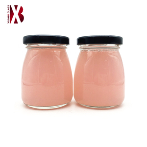 Ucuz fiyat 100 ml yoğurt cam kavanoz metal kapaklı toptan - Product Image 6