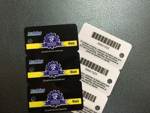 Best Quality Individually Barcode <strong>Code</strong> Different 3 in 1 Printing Membership Die Cut Business Cards - Product Image 4
