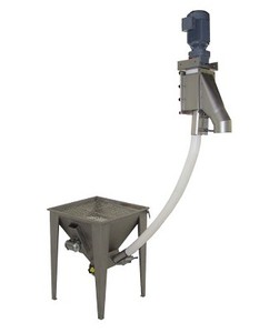 DZJX120mmプラスチックスターチ顆粒スクラップ穀物砂セメント米小麦フレキシブルスクリューコンベヤーミニパウダースクリューフィーダー小麦粉用