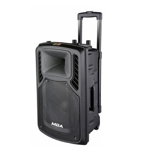 MBA 12'' Portable Music Sound <strong>Box</strong> / Trolley Speaker with Microphone for Party with USB,SD,<strong>MMC</strong>,BT,MP3,REC,WMA,FM,digital Display - Product Image 6