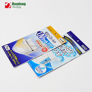<strong>Cpp</strong>/bopp/opp Material Plastic Gift Packaging Hook Card Printed Bopp <strong>Bag</strong> <strong>With</strong> <strong>Header</strong> Opp - Product Image 1